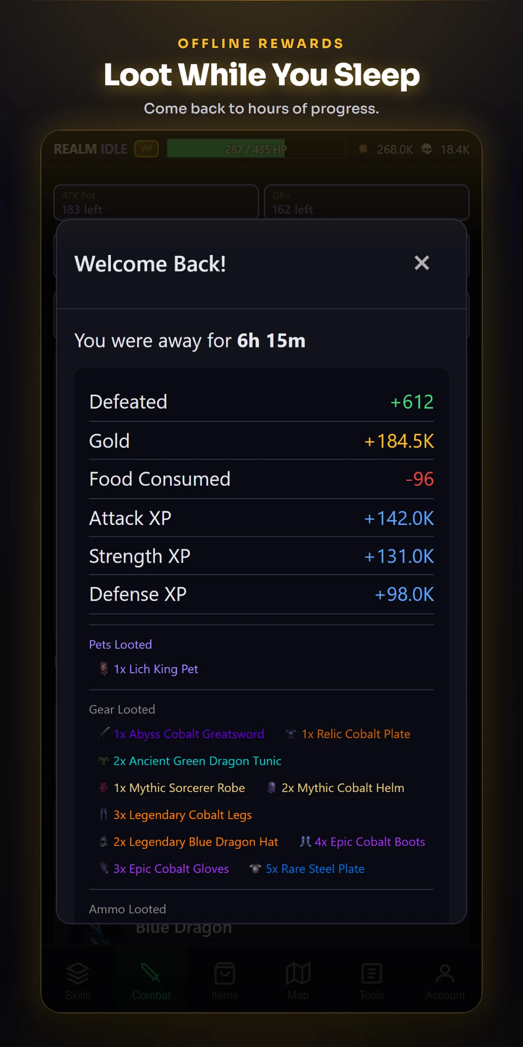 Realm Idle screenshot